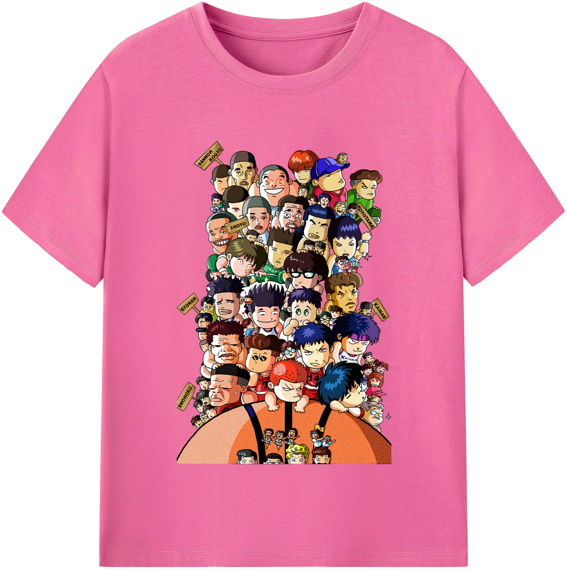 （画像用） SLAM DUNK／スラムダンク レディースカジュアルプリントTシャツ（綿100％）